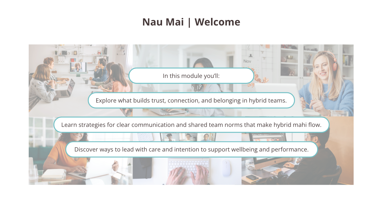 Leading a successful hybrid team